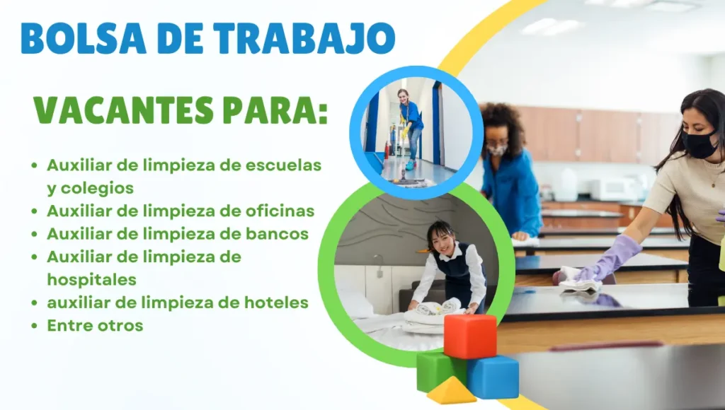 SE SOLICITA PERSONALES DE LIMPIEZA